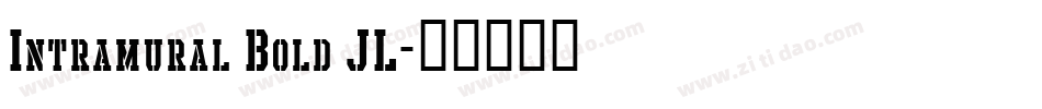 Intramural Bold JL字体转换